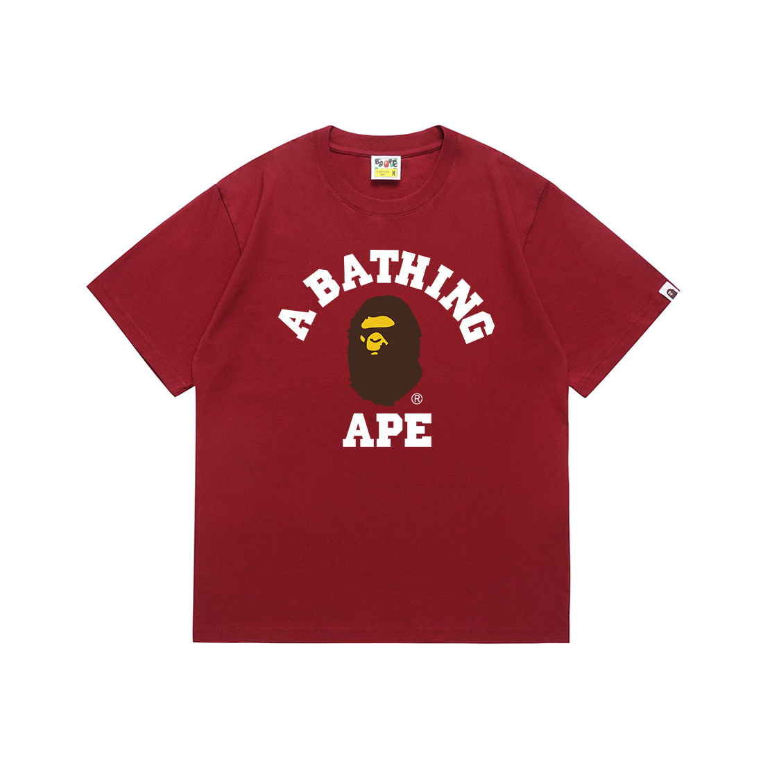Bape T-shirt YL #057 Wine Red