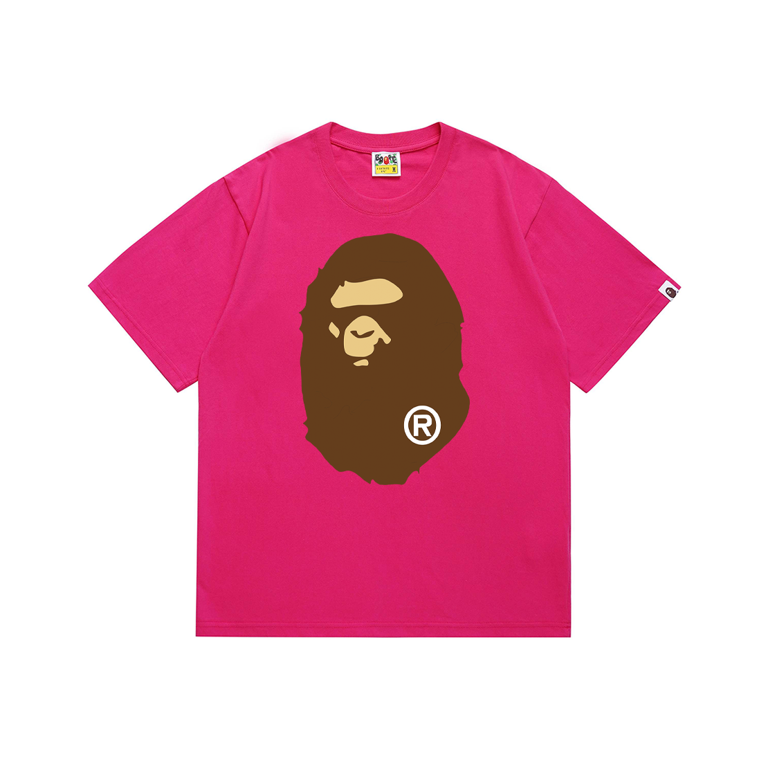 Bape T-shirt YL #175 Papaya Pink