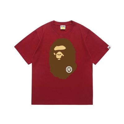 Bape T-shirt YL #175 Wine Red 01