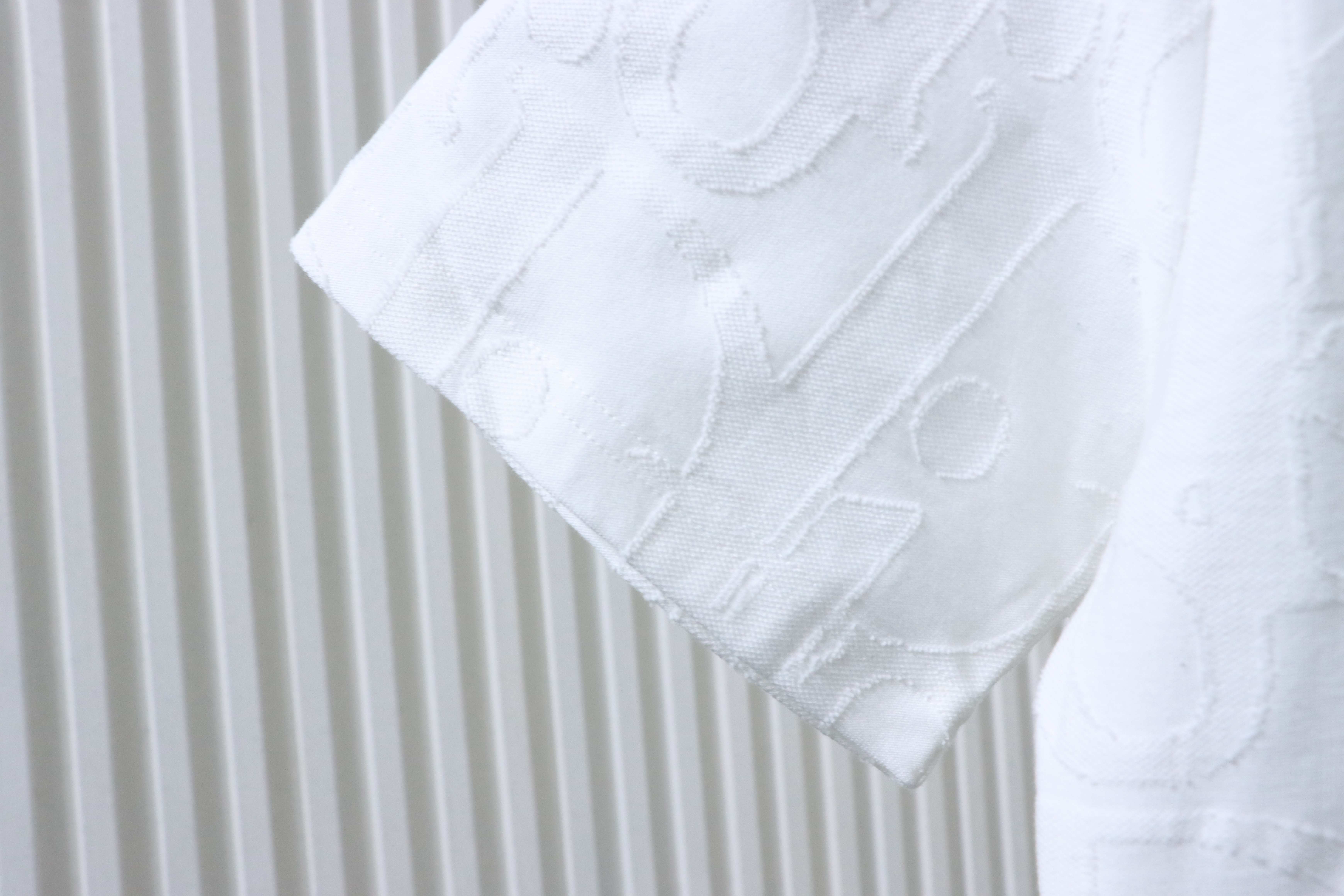 Dior 25ss Full-Canvas Brocade T-Shirt YL White