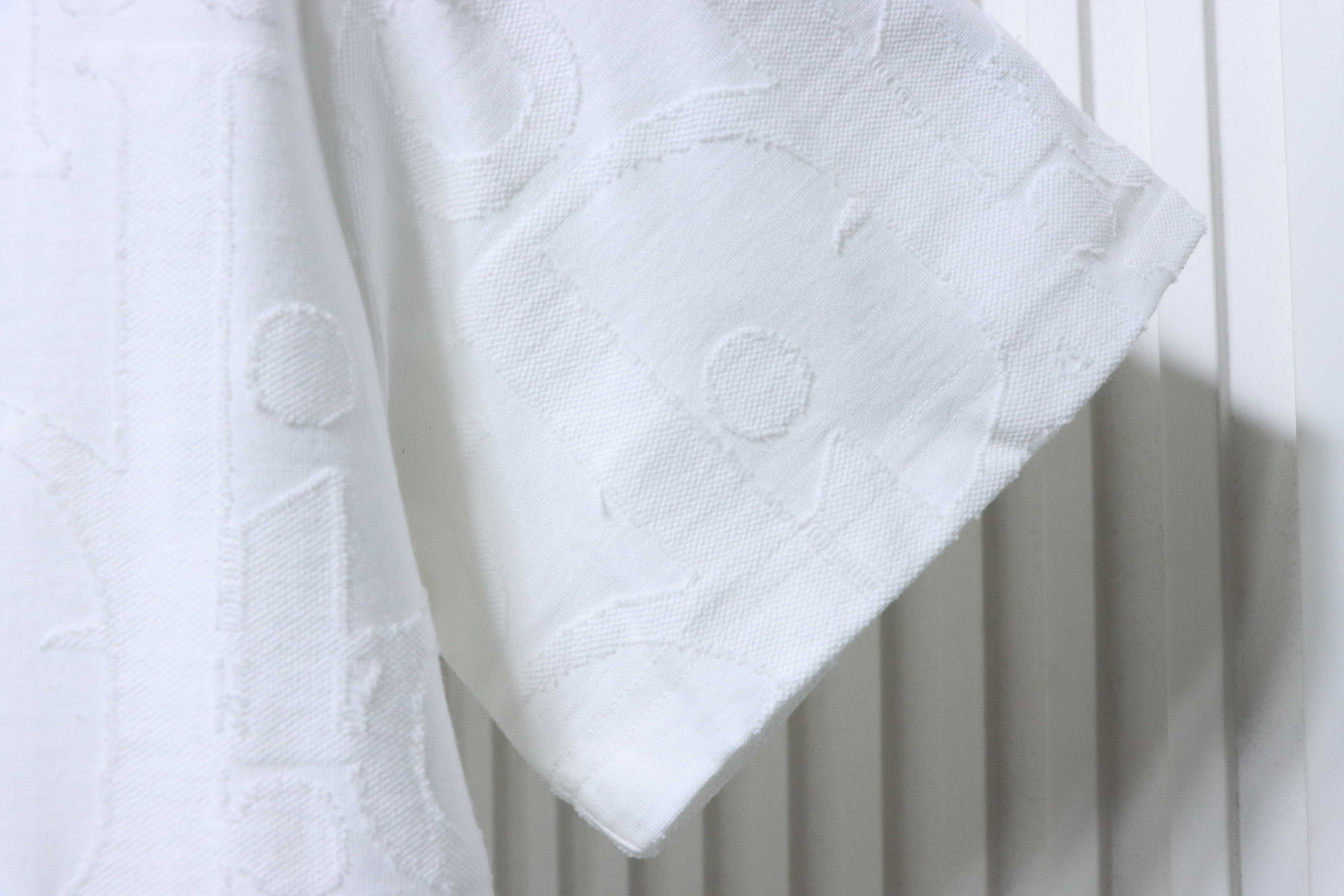 Dior 25ss Full-Canvas Brocade T-Shirt YL White