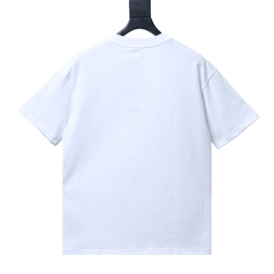 Dior 26ss CD Slogan Embroidery Logo T-shirt YL White 02
