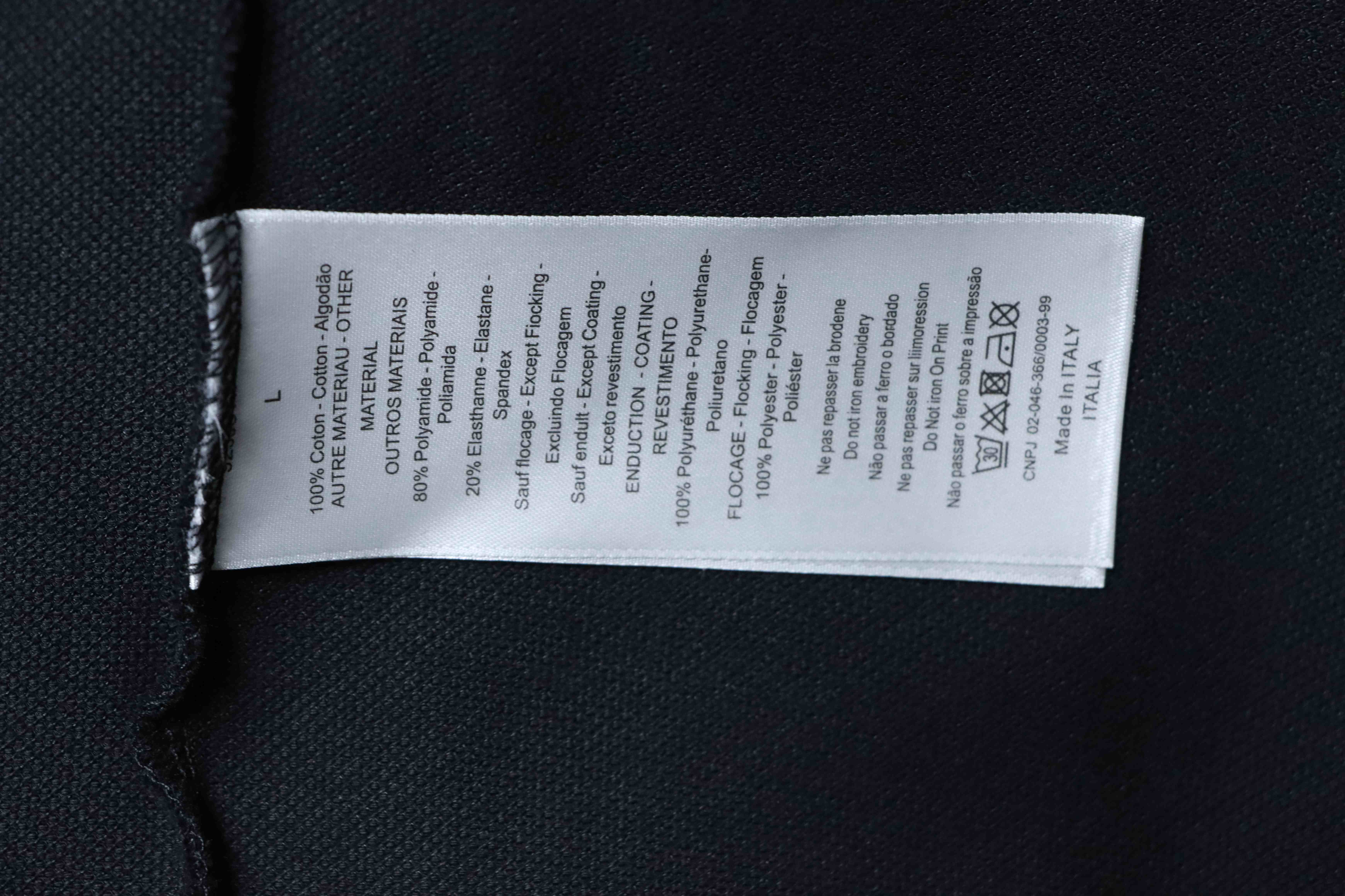 Dior 26SS Contrast Edge CD Letter Embroidered Polo T-shirt YL Black