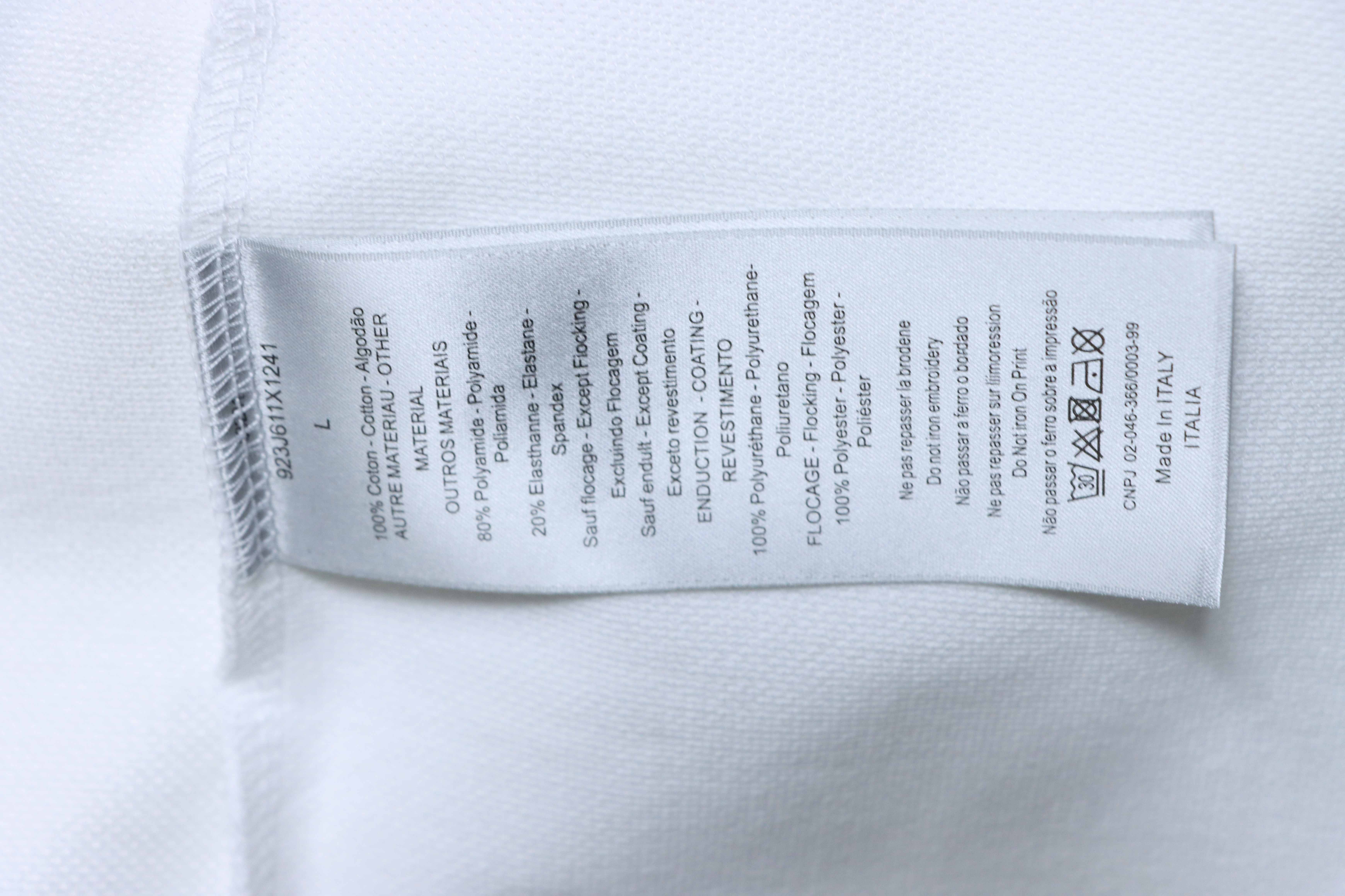 Dior 26SS Contrast Edge CD Letter Embroidered Polo T-shirt YL White