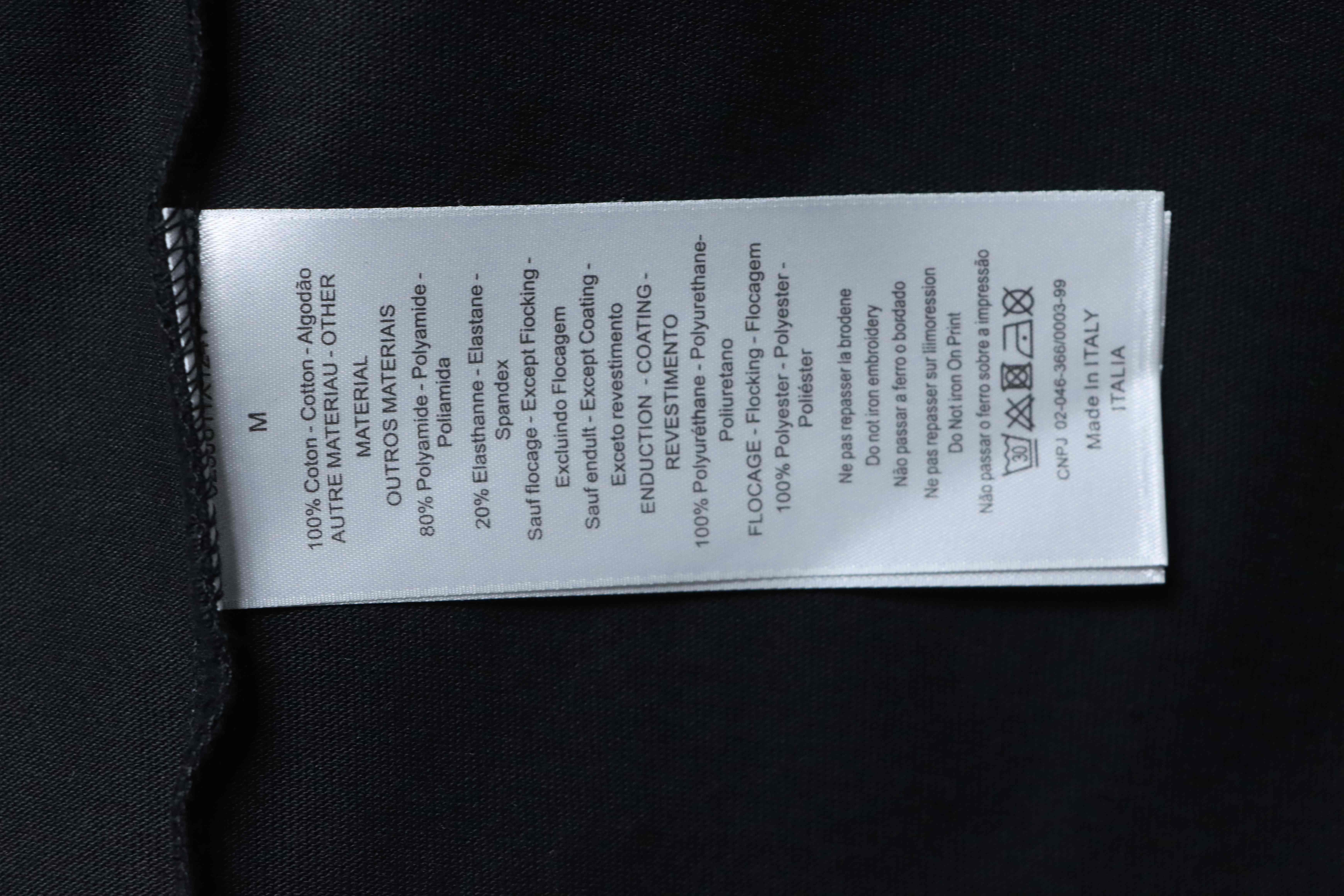 Dior Chest Metal Logo T-shirt YL Black