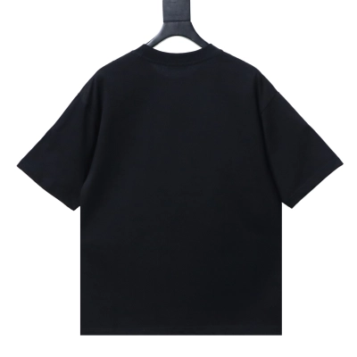 Dior Classic CD Embroidery T-shirt YL Black 02