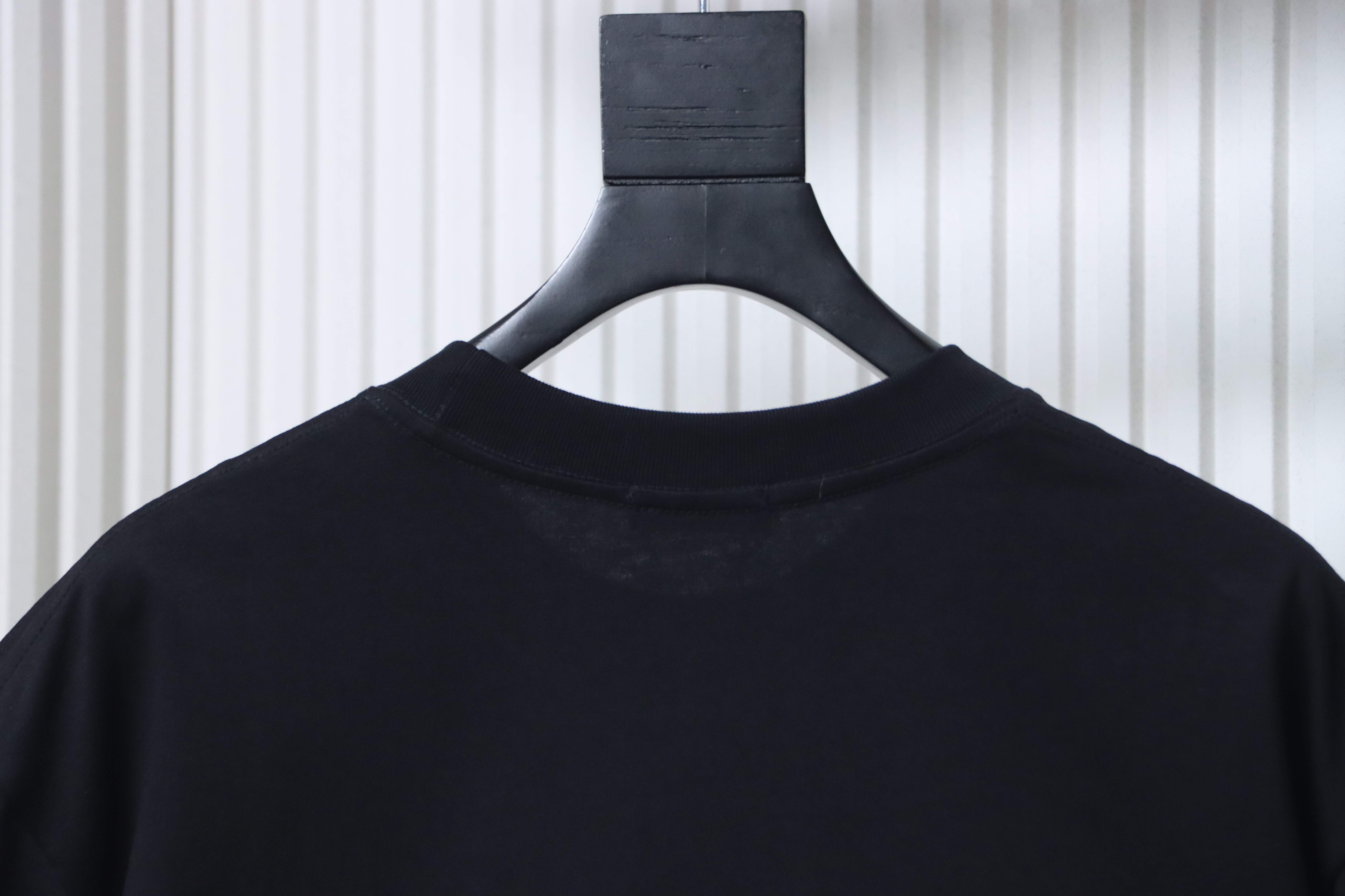 Dior Classic CD Embroidery T-shirt YL Black