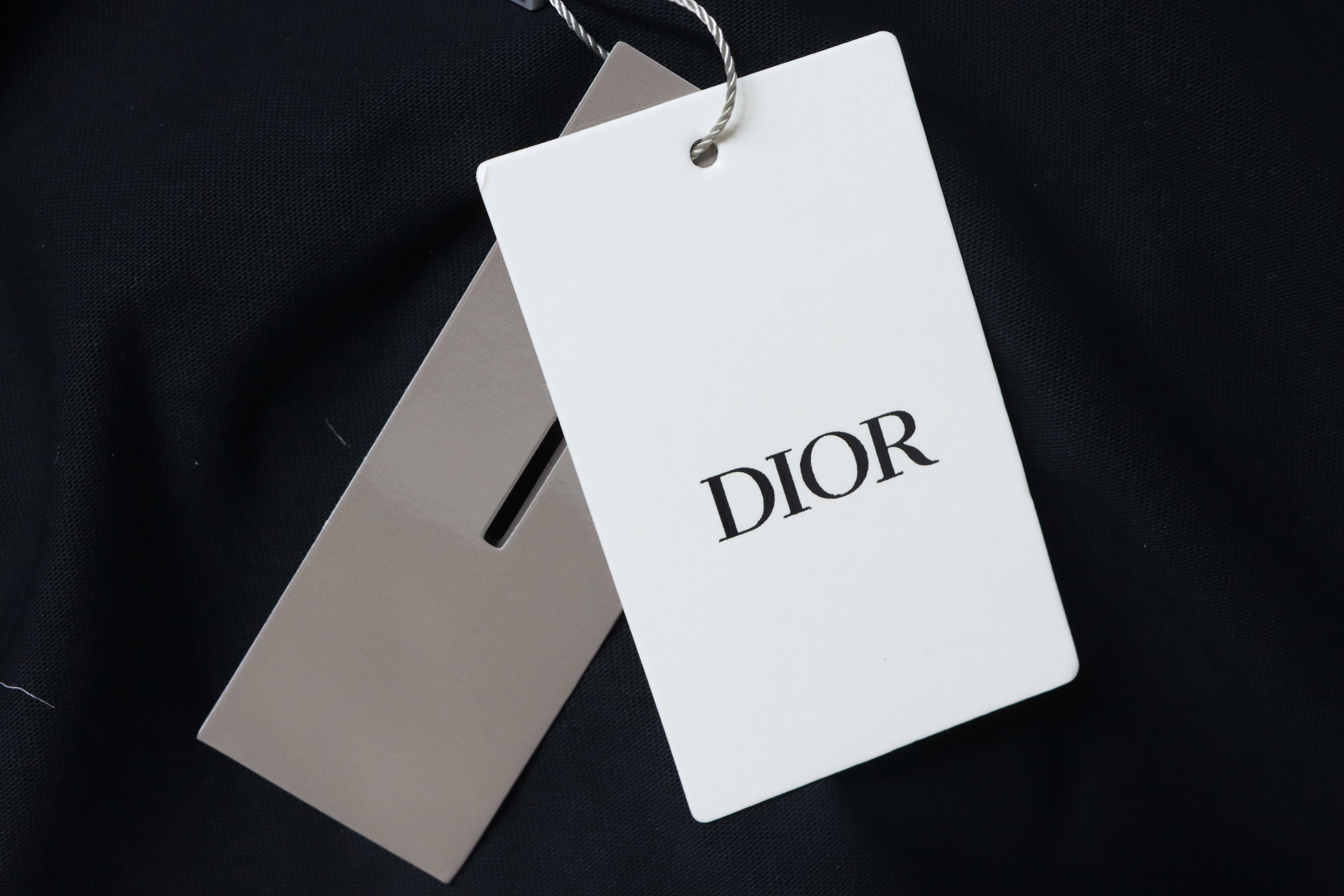 Dior Classic CD Embroidery T-shirt YL Black