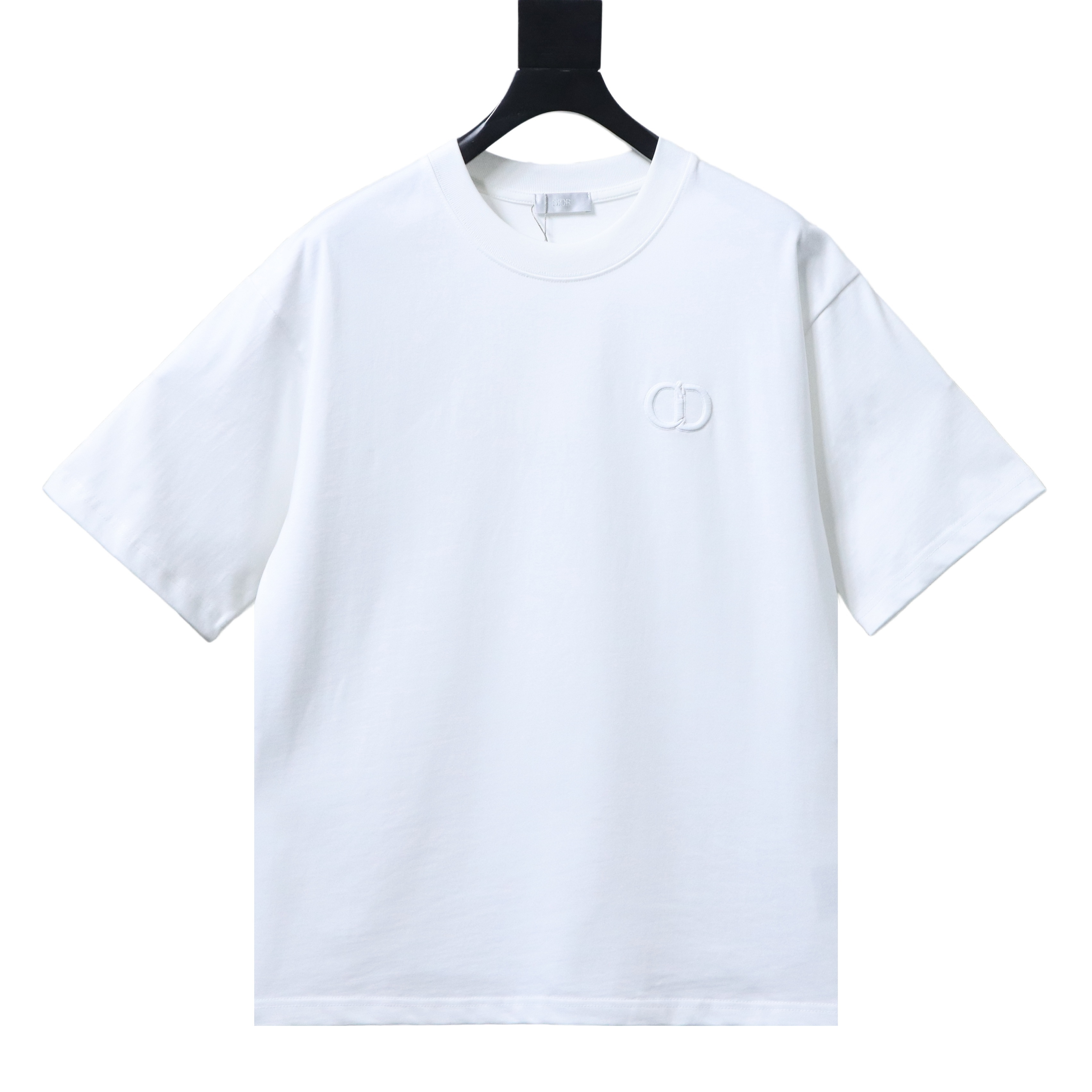 Dior Classic CD Embroidery T-shirt YL White
