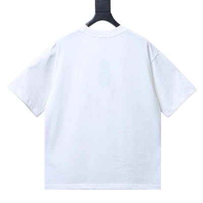 Dior Classic CD Embroidery T-shirt YL White 02