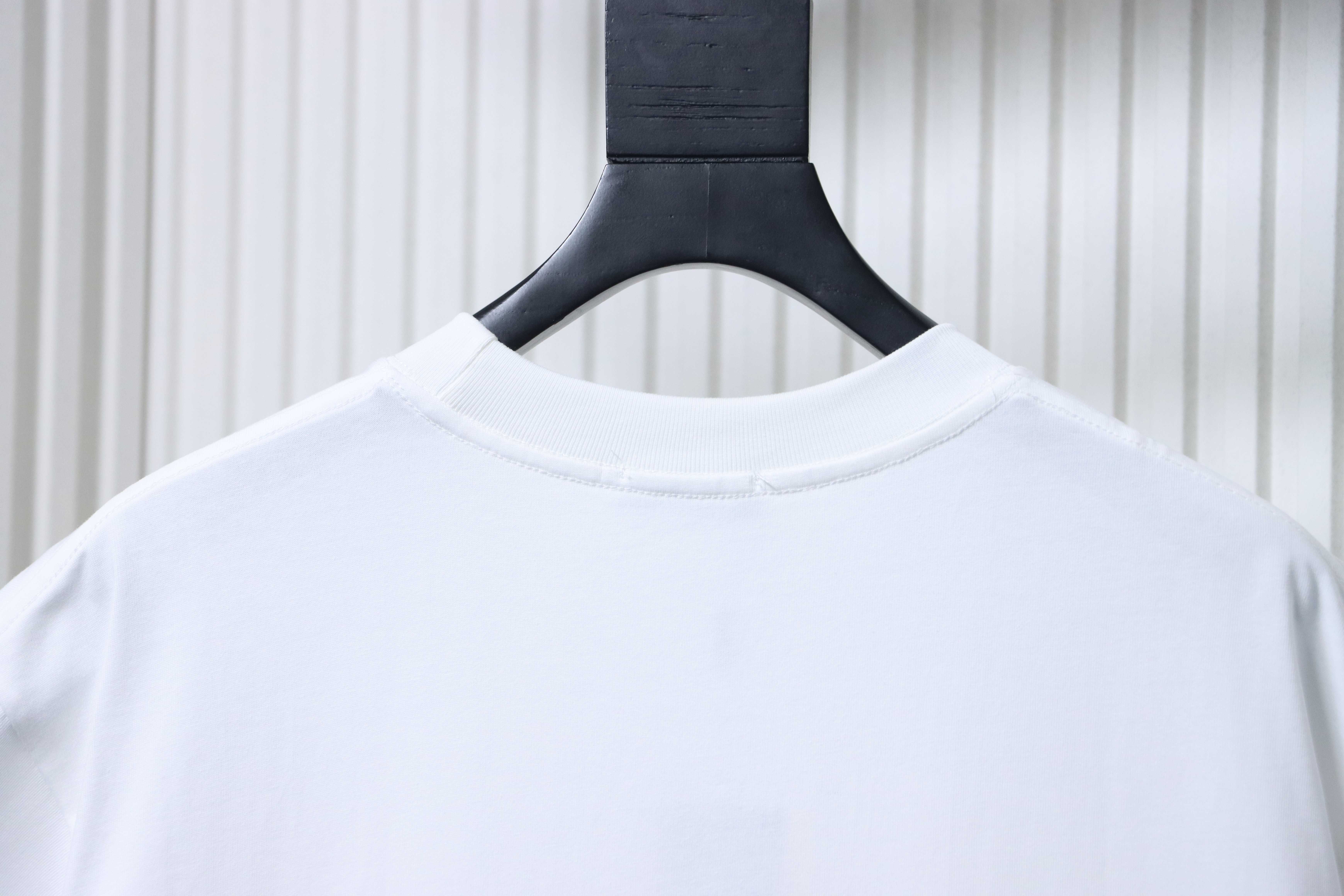 Dior Classic CD Embroidery T-shirt YL White