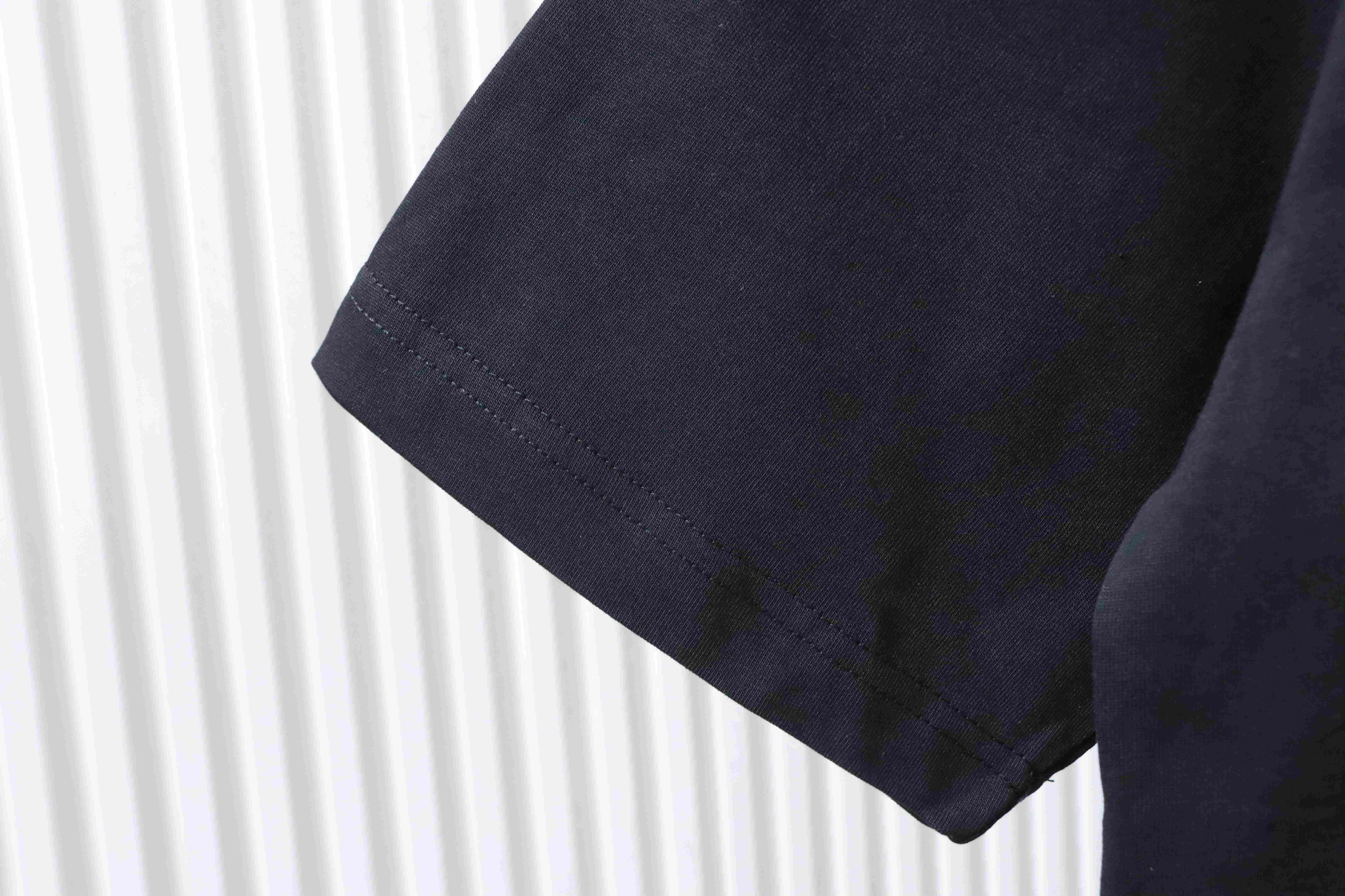 Dior Reflective Print Triangle Icon T-shirt YL Black