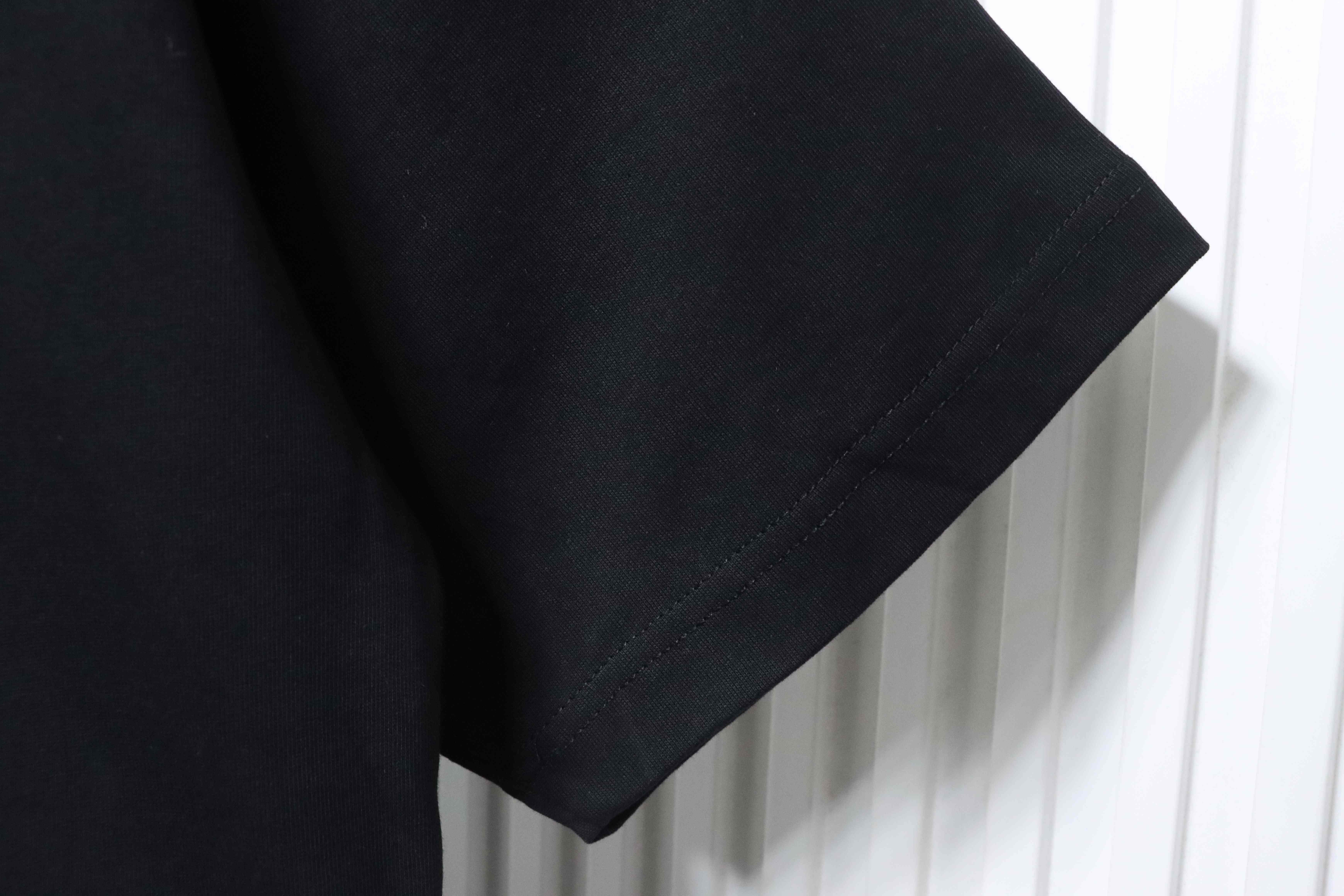 Dior Reflective Print Triangle Icon T-shirt YL Black