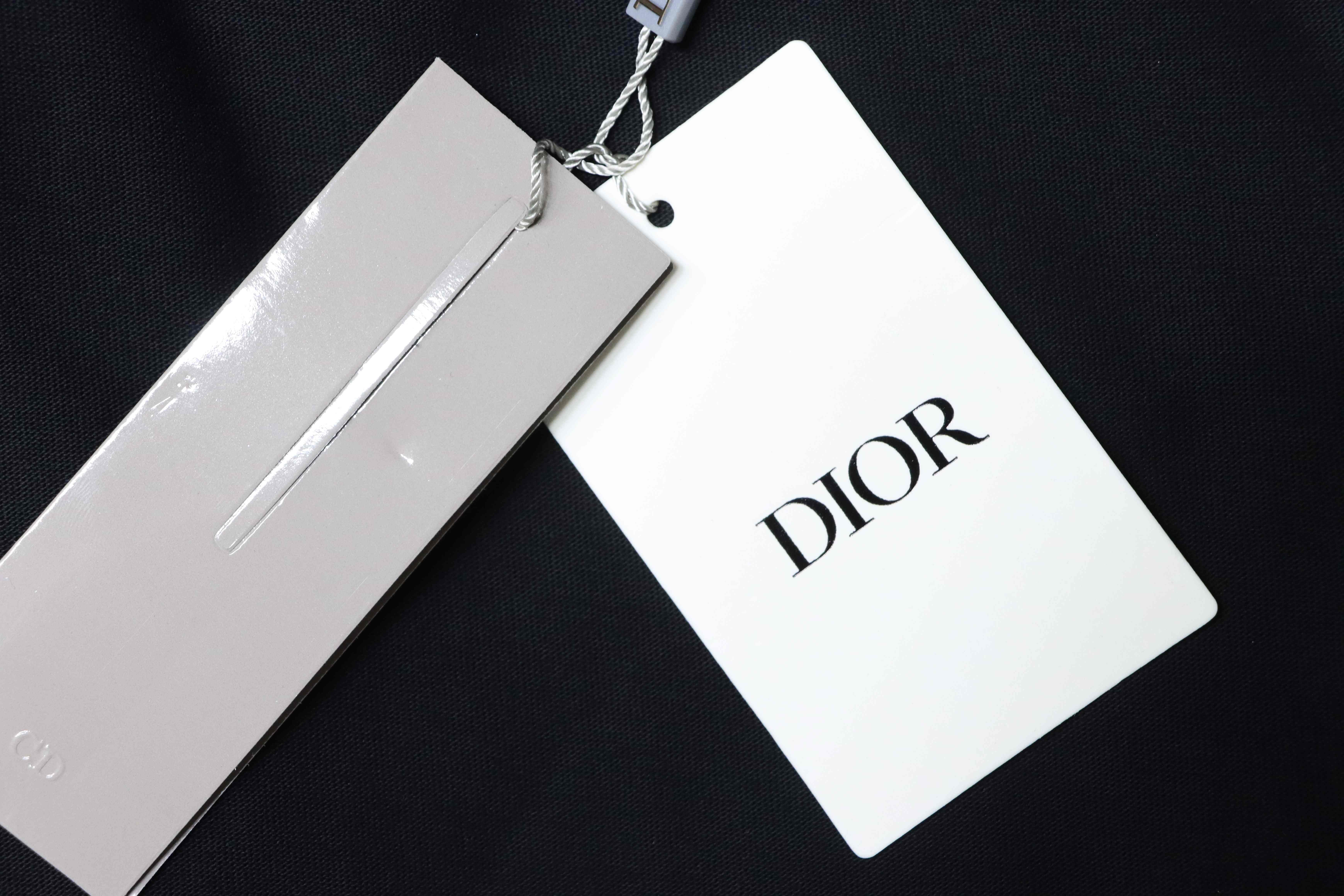 Dior Reflective Print Triangle Icon T-shirt YL Black