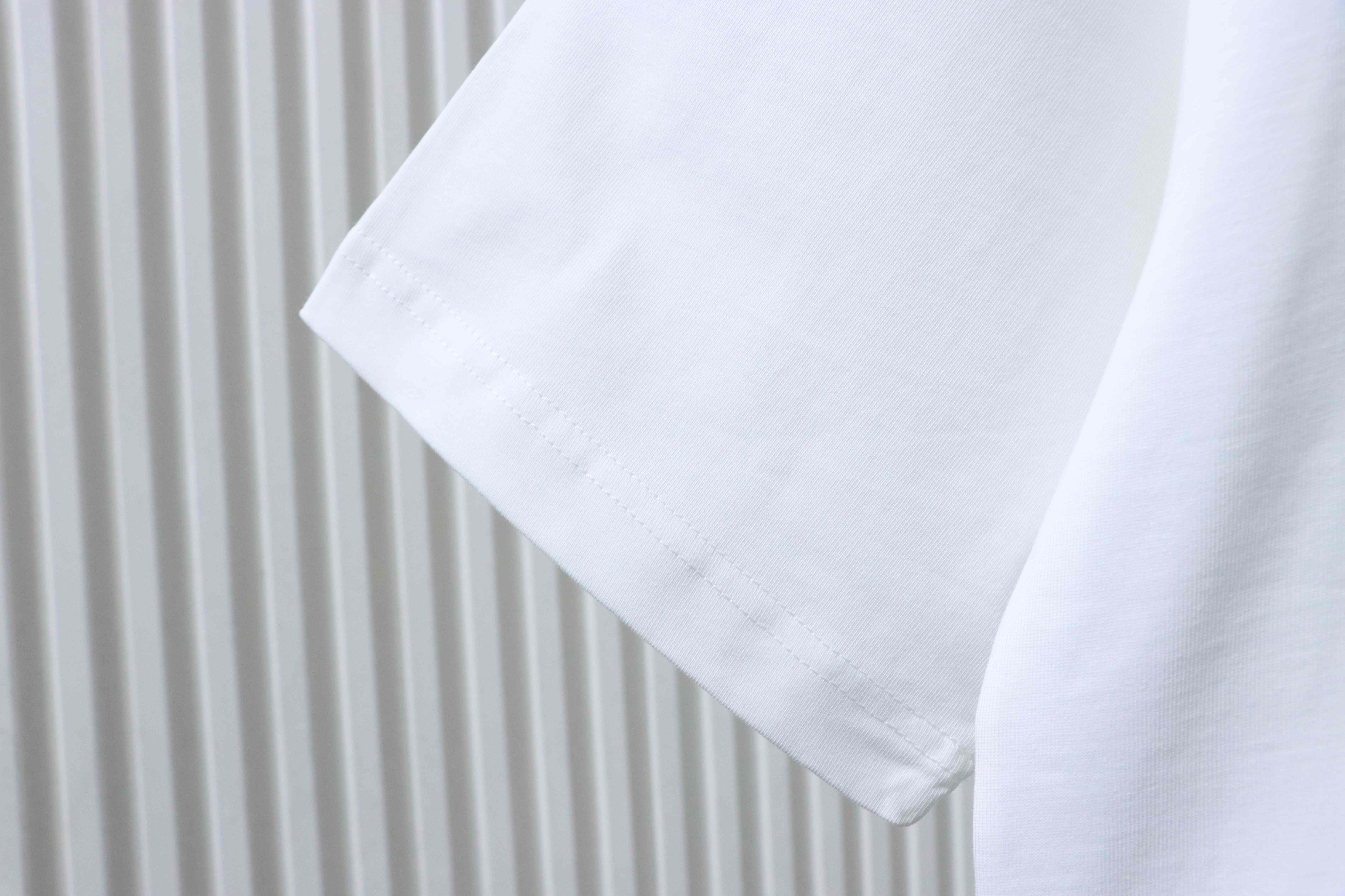 Dior Reflective Print Triangle Icon T-Shirt YL White