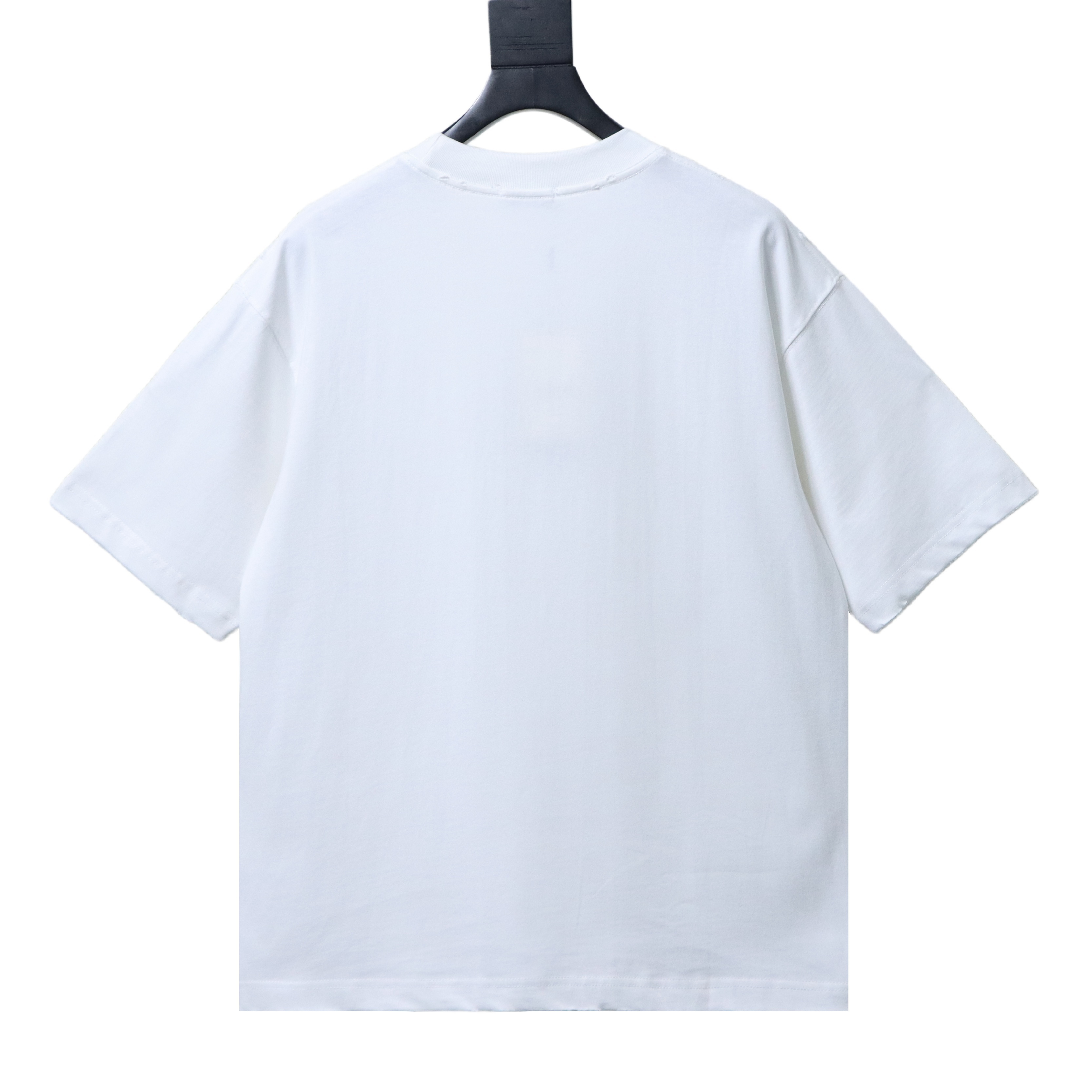 Dior Worn Letter Embroidery T-shirt YL White
