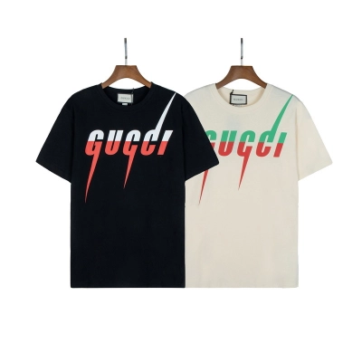 Gucci T-shirt YL#532 Black/Apricot 01