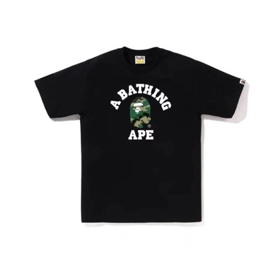 Bape T-shirt YL #1009 Black/White 01