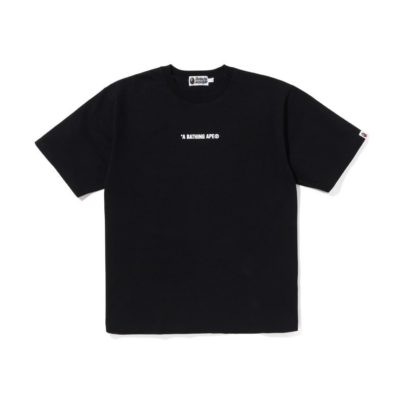 Bape T-shirt YL #1011 Black/White/Orange