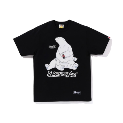 Bape T-shirt YL #1012 Black/White 01