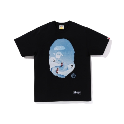 Bape T-shirt YL #1013 Black/White 02
