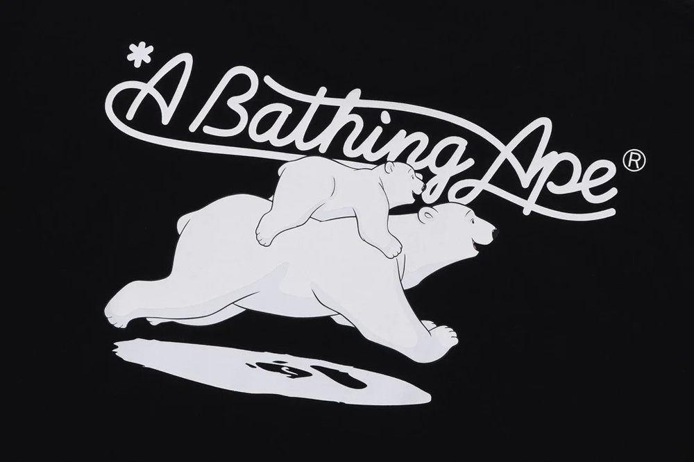 Bape T-shirt YL #1013 Black/White