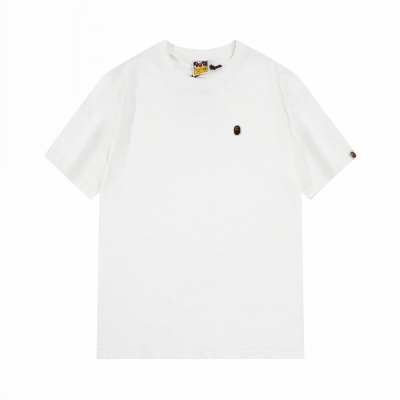 Bape T-shirt YL #1017 Black/White 02