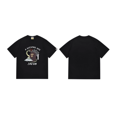 Bape T-shirt YL #220 Black/White 02