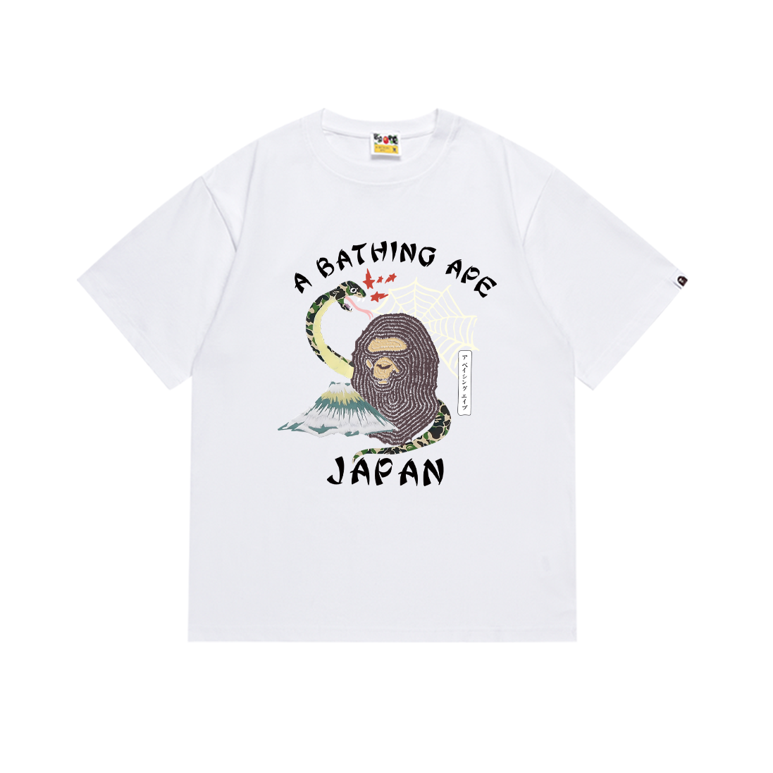 Bape T-shirt YL #220 Black/White