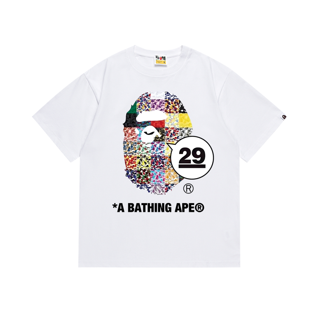 Bape T-shirt YL #227 Black/White