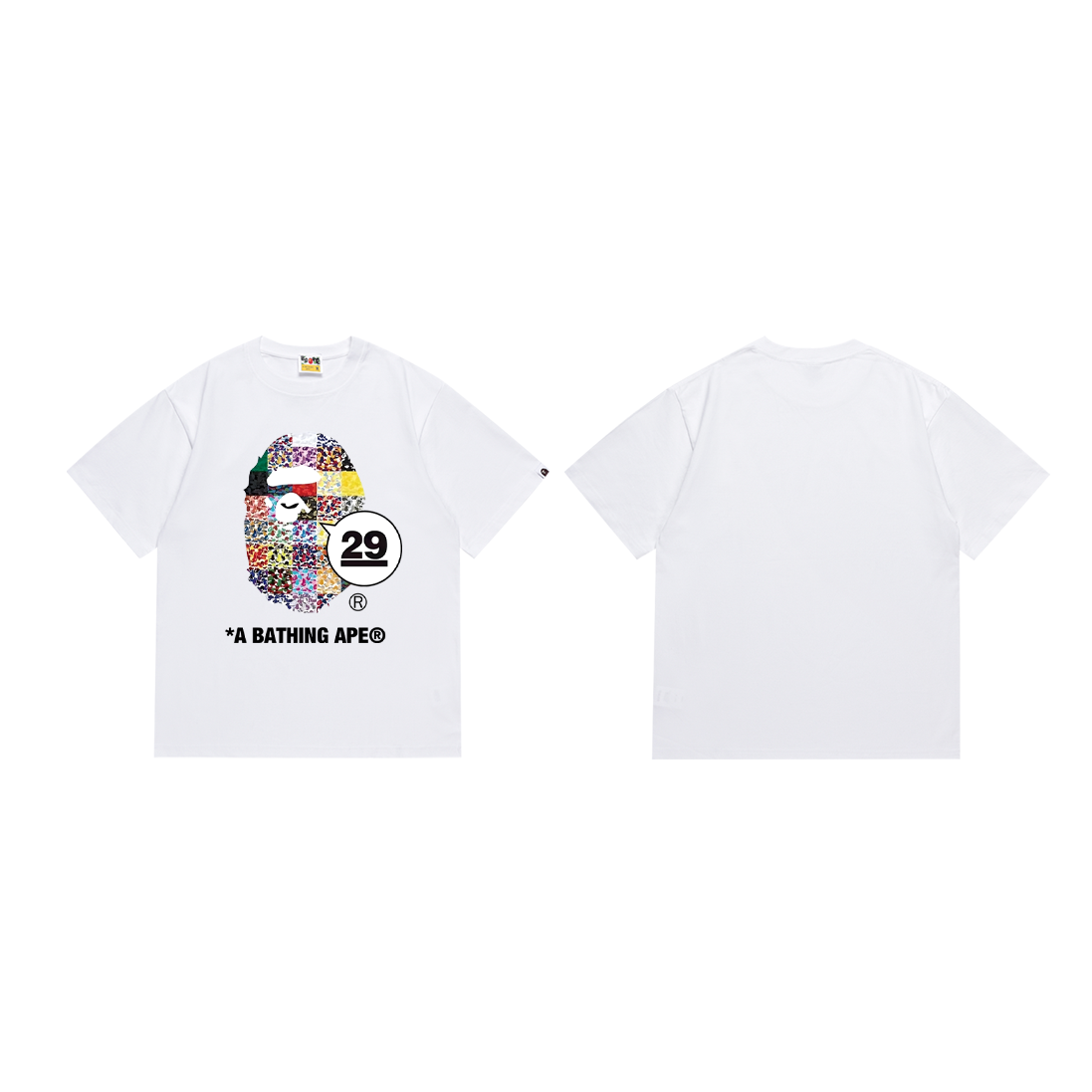 Bape T-shirt YL #227 Black/White