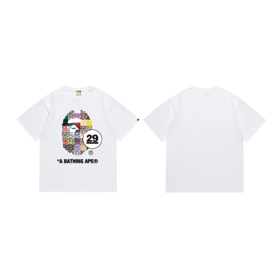 Bape T-shirt YL #227 Black/White 01