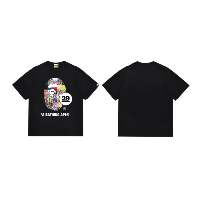 Bape T-shirt YL #227 Black/White 02