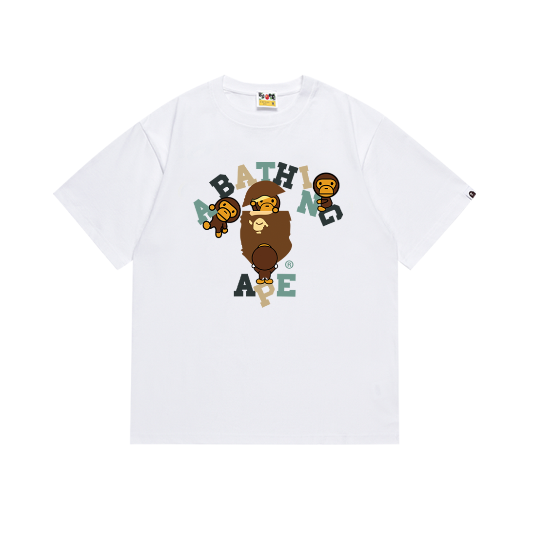 Bape T-shirt YL #238 Black/White
