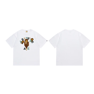 Bape T-shirt YL #238 Black/White 01