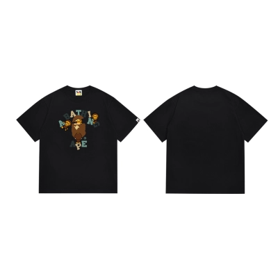 Bape T-shirt YL #238 Black/White 02