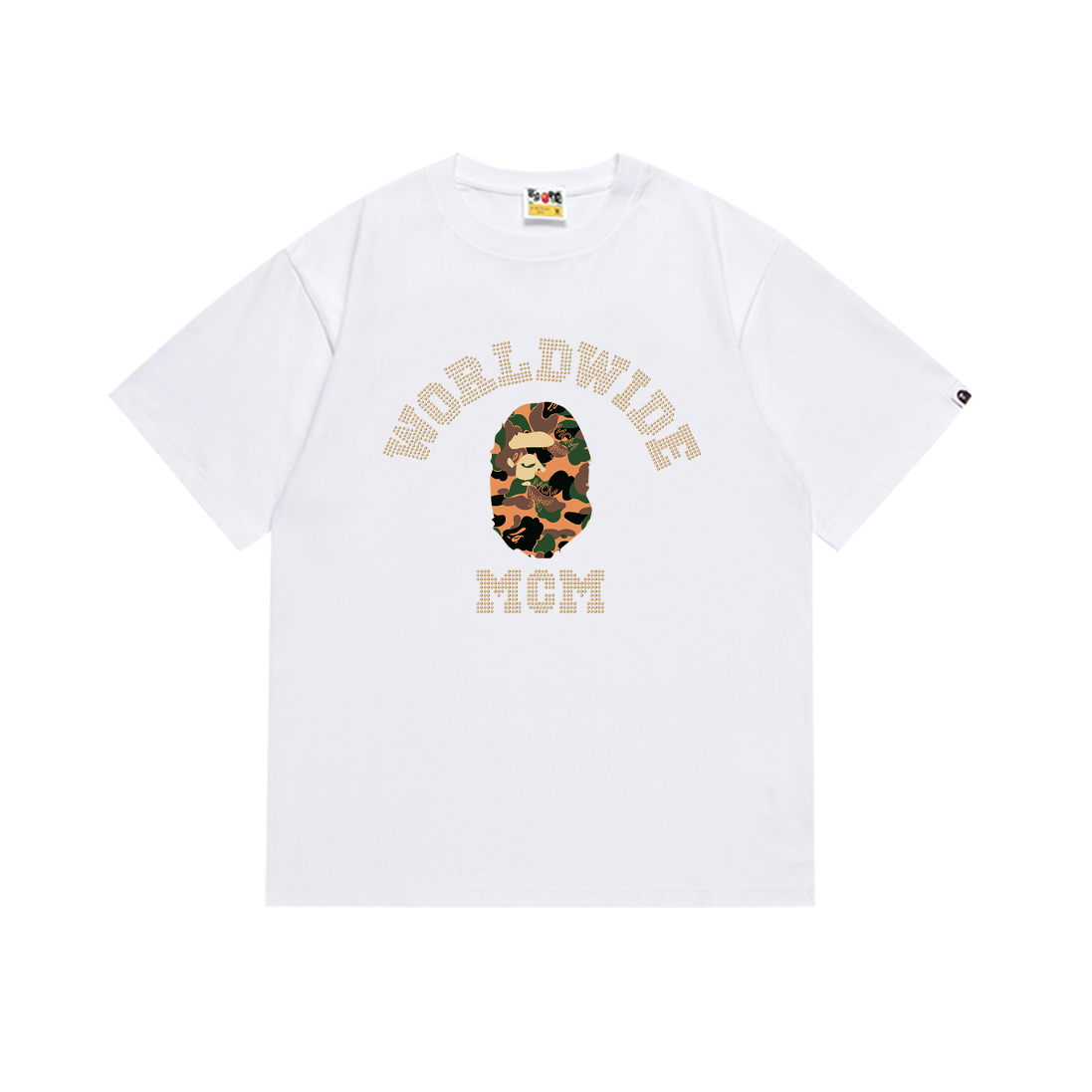 Bape T-shirt YL #240 Black/White