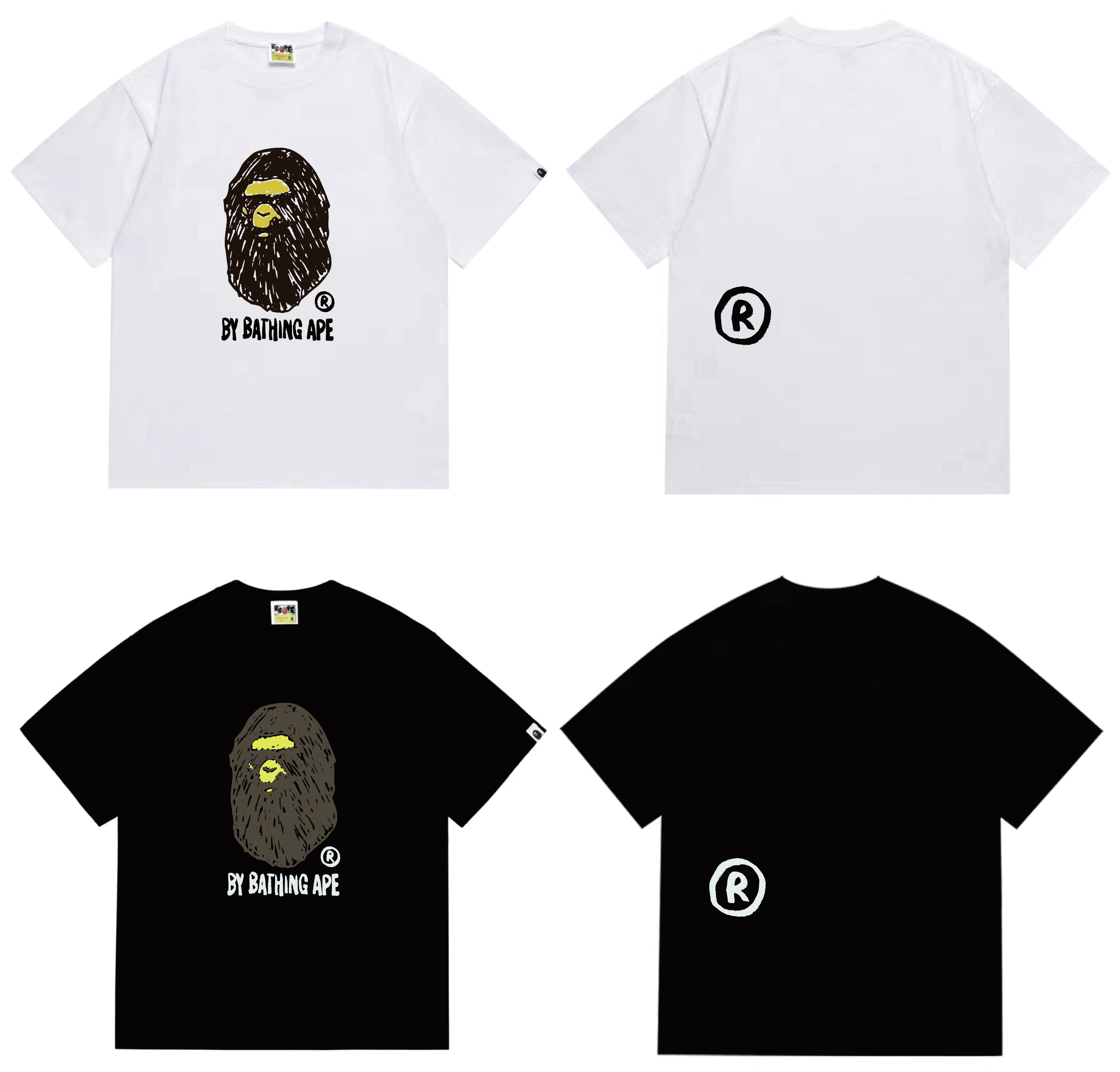 Bape T-shirt YL #241 Black/White