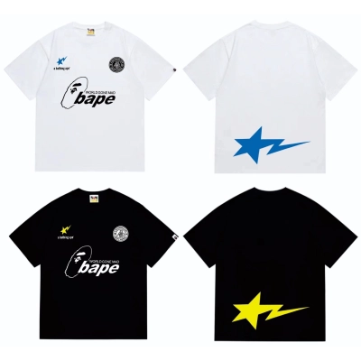 Bape T-shirt YL #263 Black/White 01