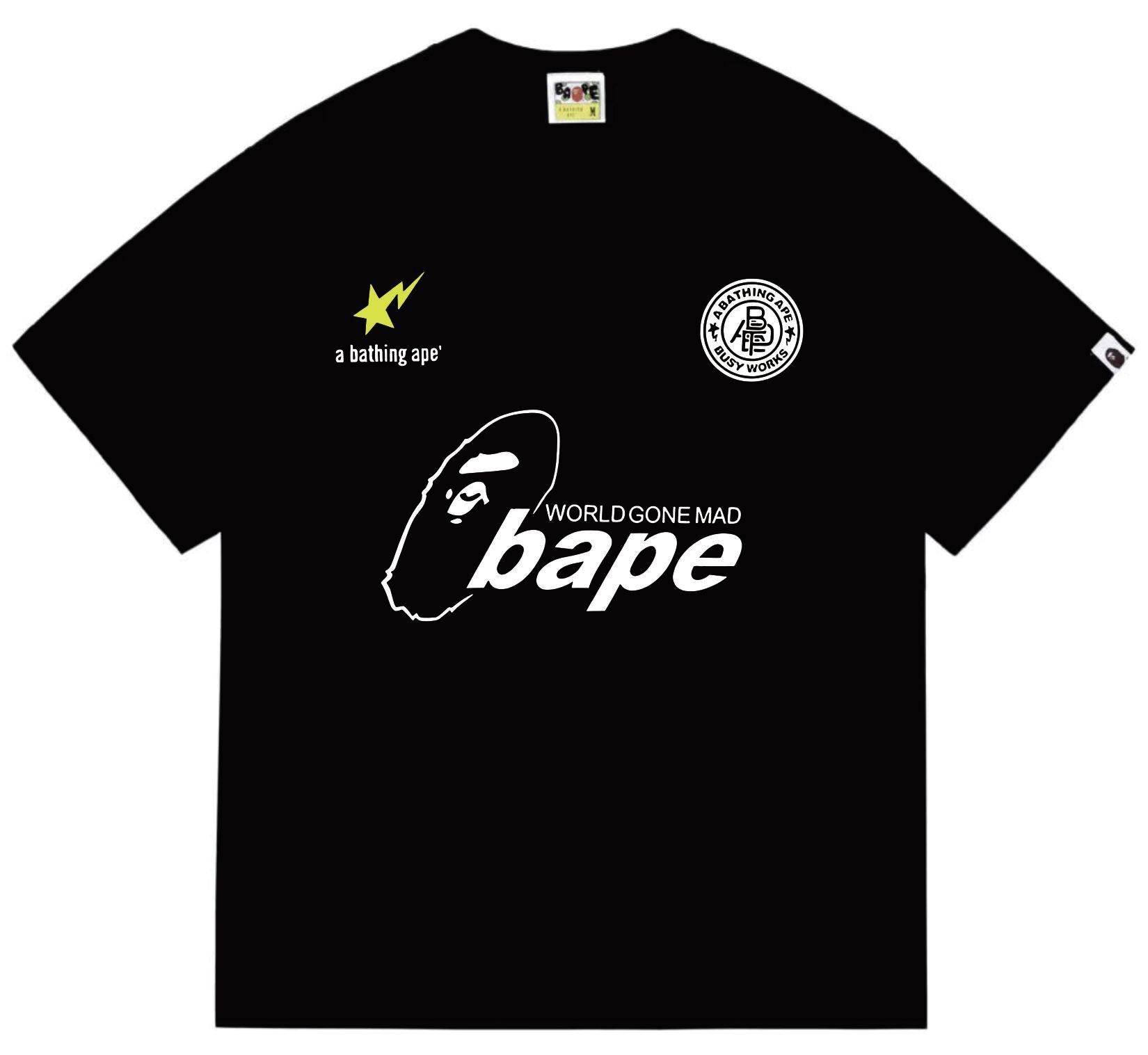 Bape T-shirt YL #263 Black/White