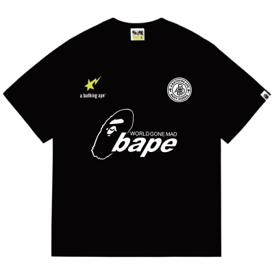 Bape T-shirt YL #263 Black/White 02