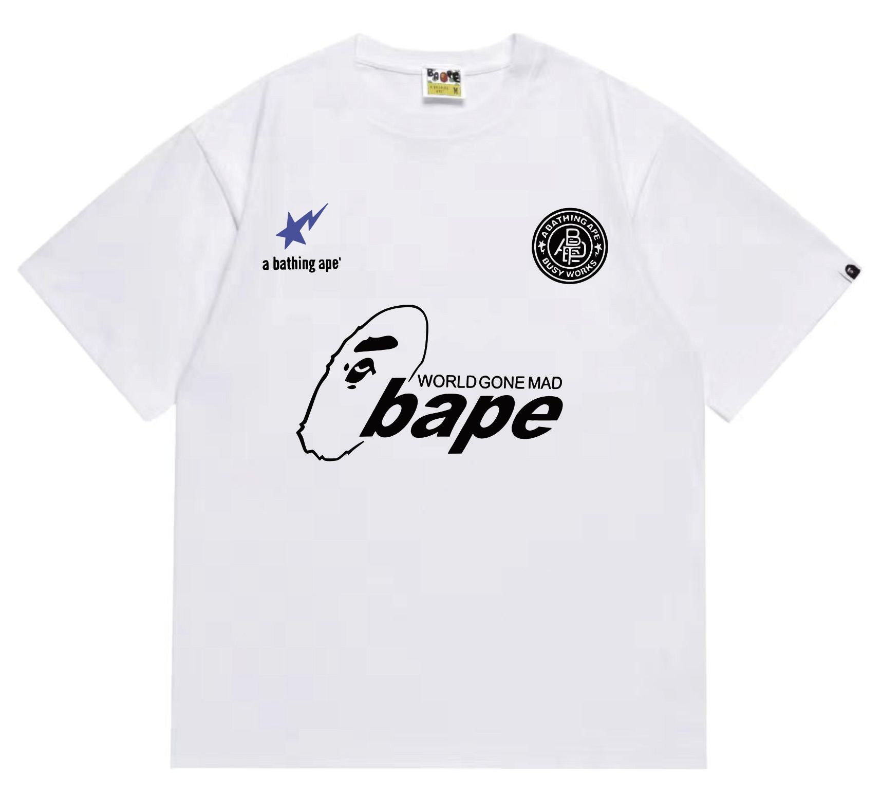 Bape T-shirt YL #263 Black/White