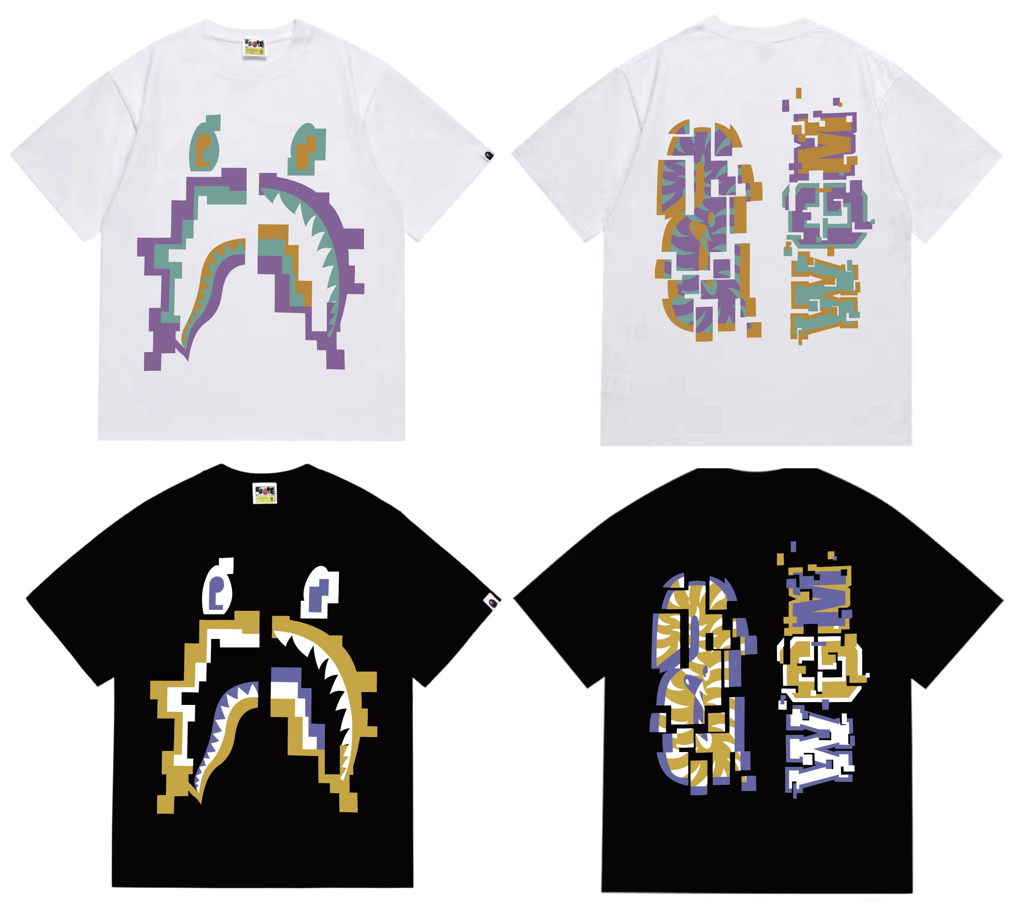 Bape T-shirt YL #264 Black/White