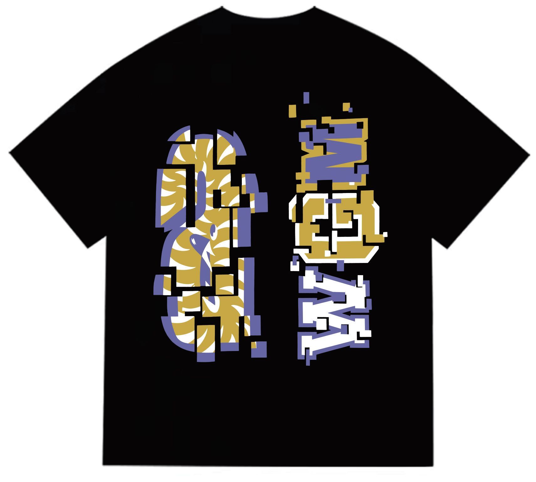 Bape T-shirt YL #264 Black/White