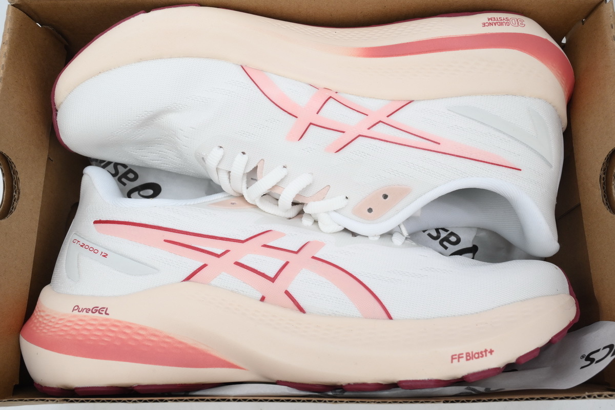 Asics GT 2000 12 'White Light Garnet' 1012B506-100 
