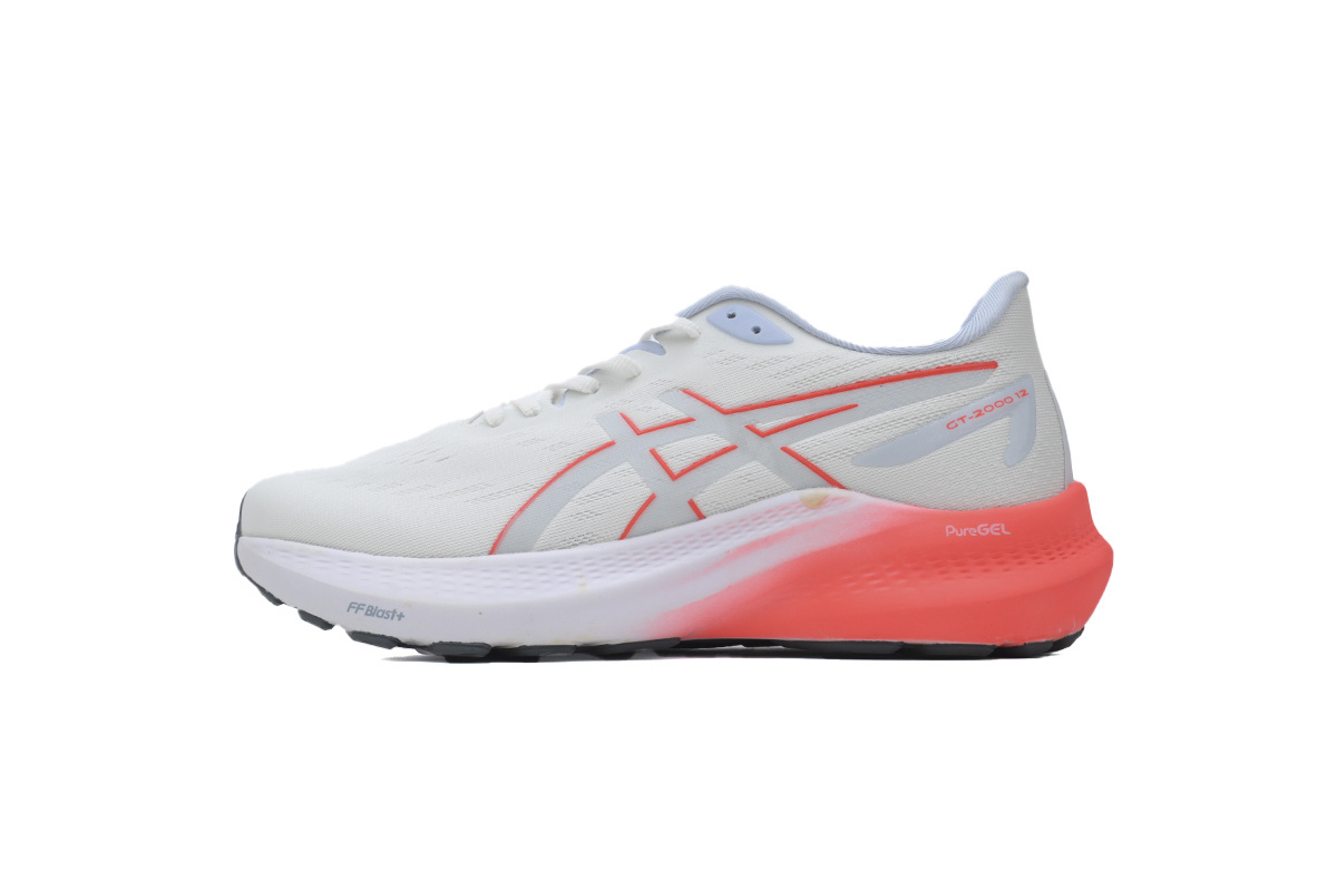 Asics GT 2000 12 White Sunrise Red 1011B691-101 