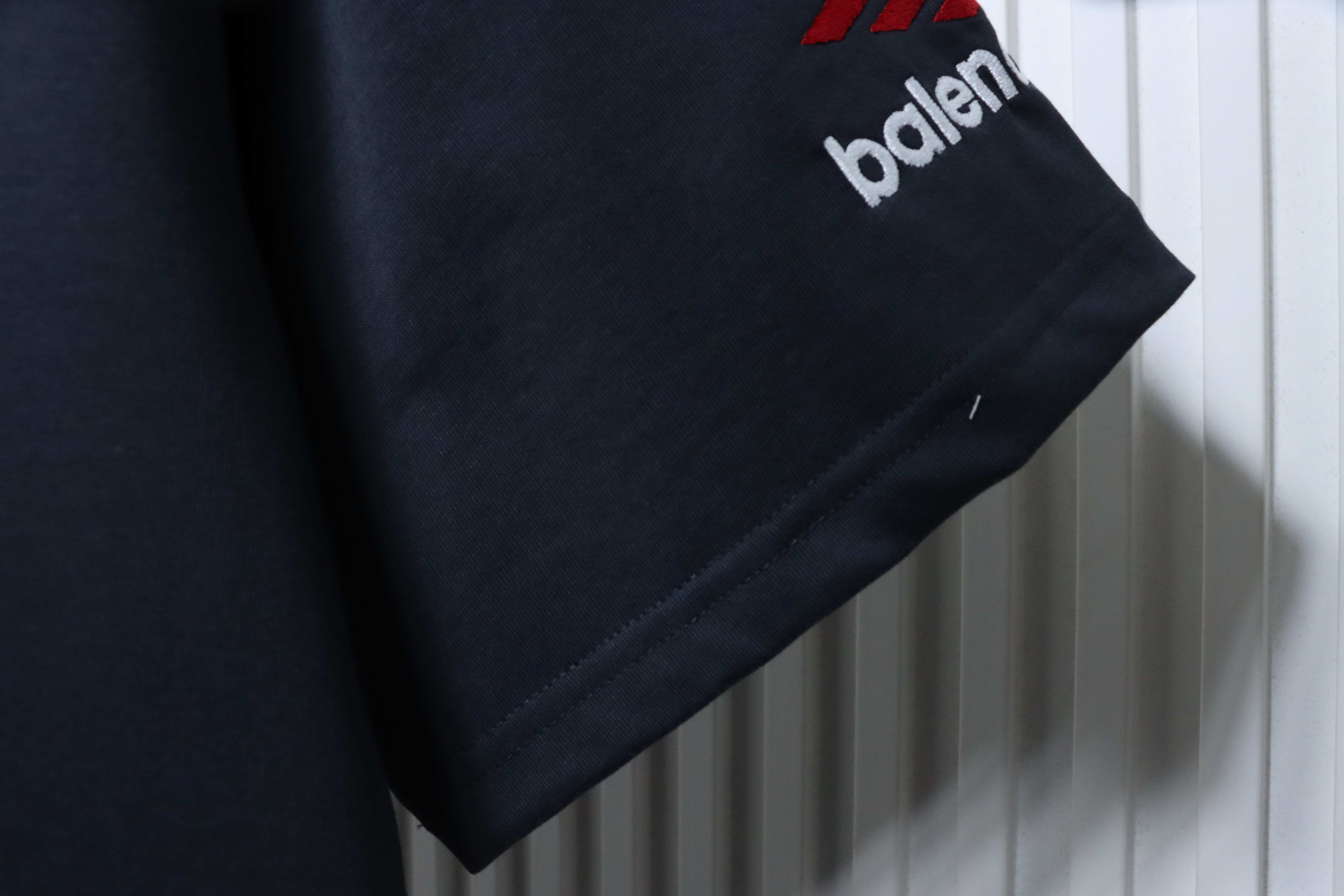 Balenciaga 23ss 3M Embroidered Letter T-Shirt YL Navy Blue