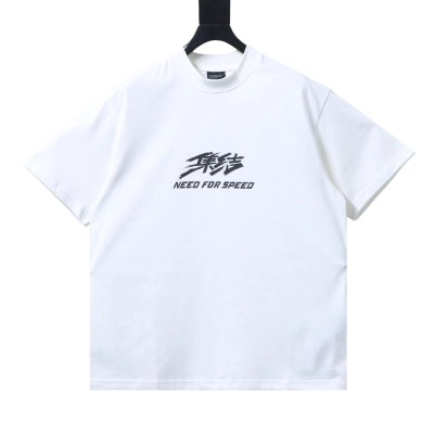 Balenciaga 24FW Need for Speed Co-branded T-Shirt YL White 02