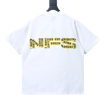 Balenciaga 24FW Need for Speed Co-branded T-Shirt YL White 01