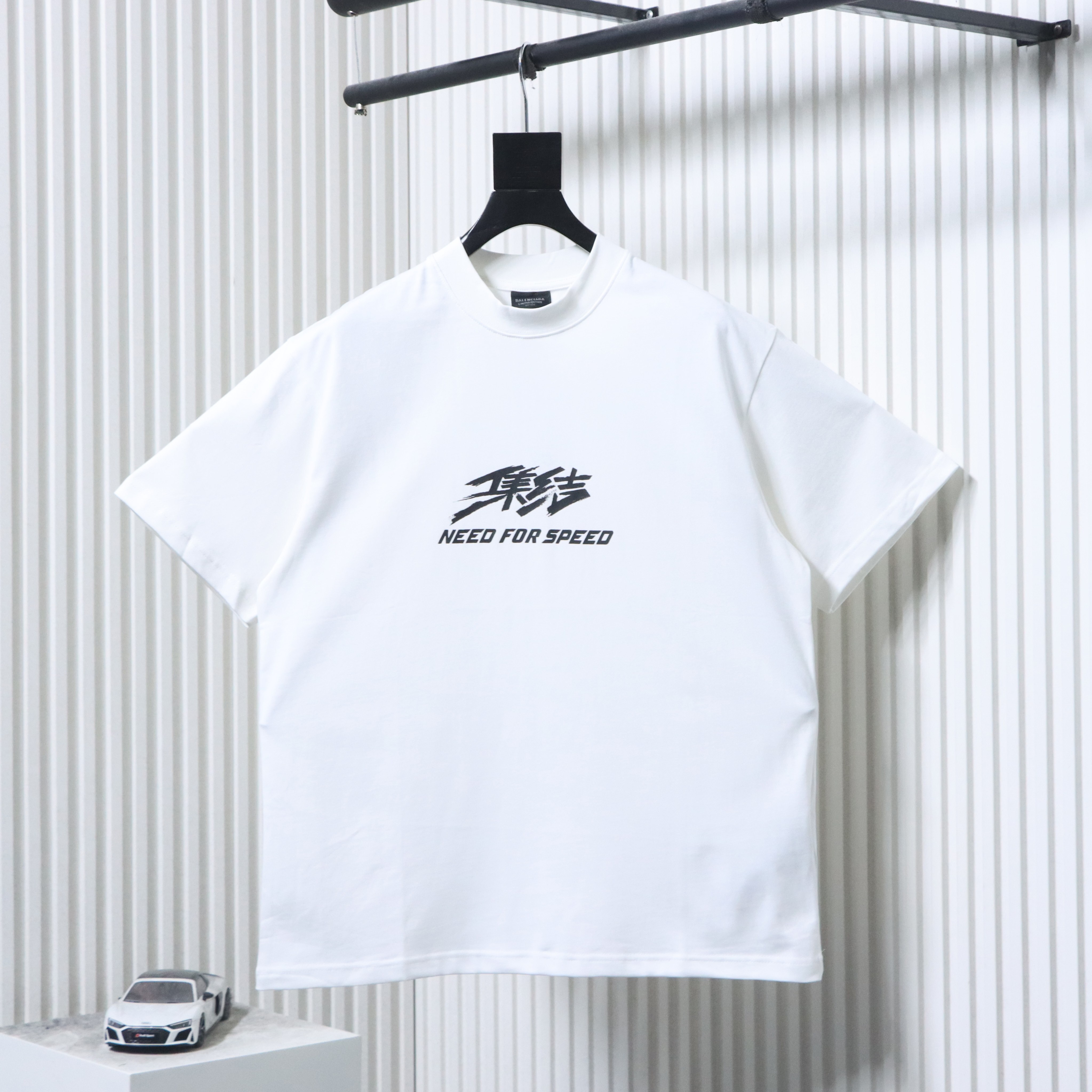 Balenciaga 24FW Need for Speed Co-branded T-Shirt YL White